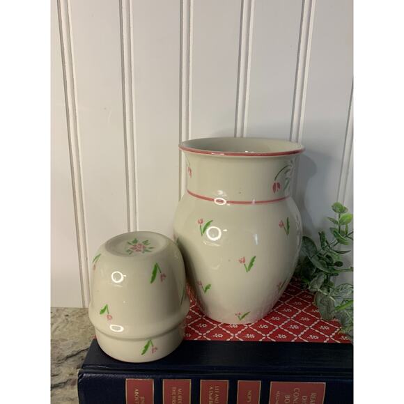 Tumble Up 1985 Vintage Telefora Floral Bedside Water Carafe & Tumbler Set (2pc) - Picture 6 of 10